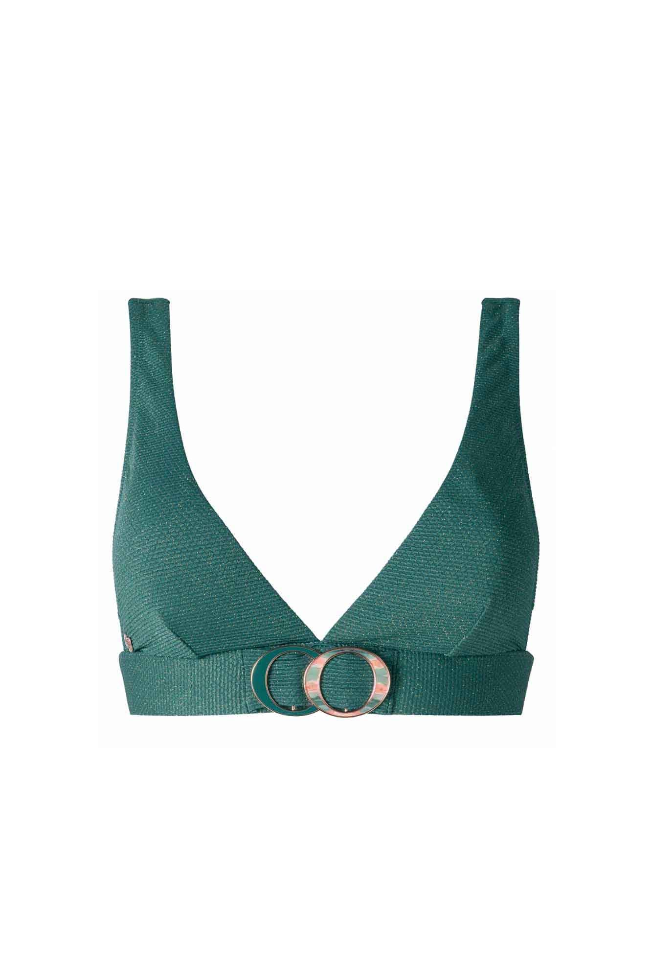 AMOUR Triangle bikini top with multi-position straps