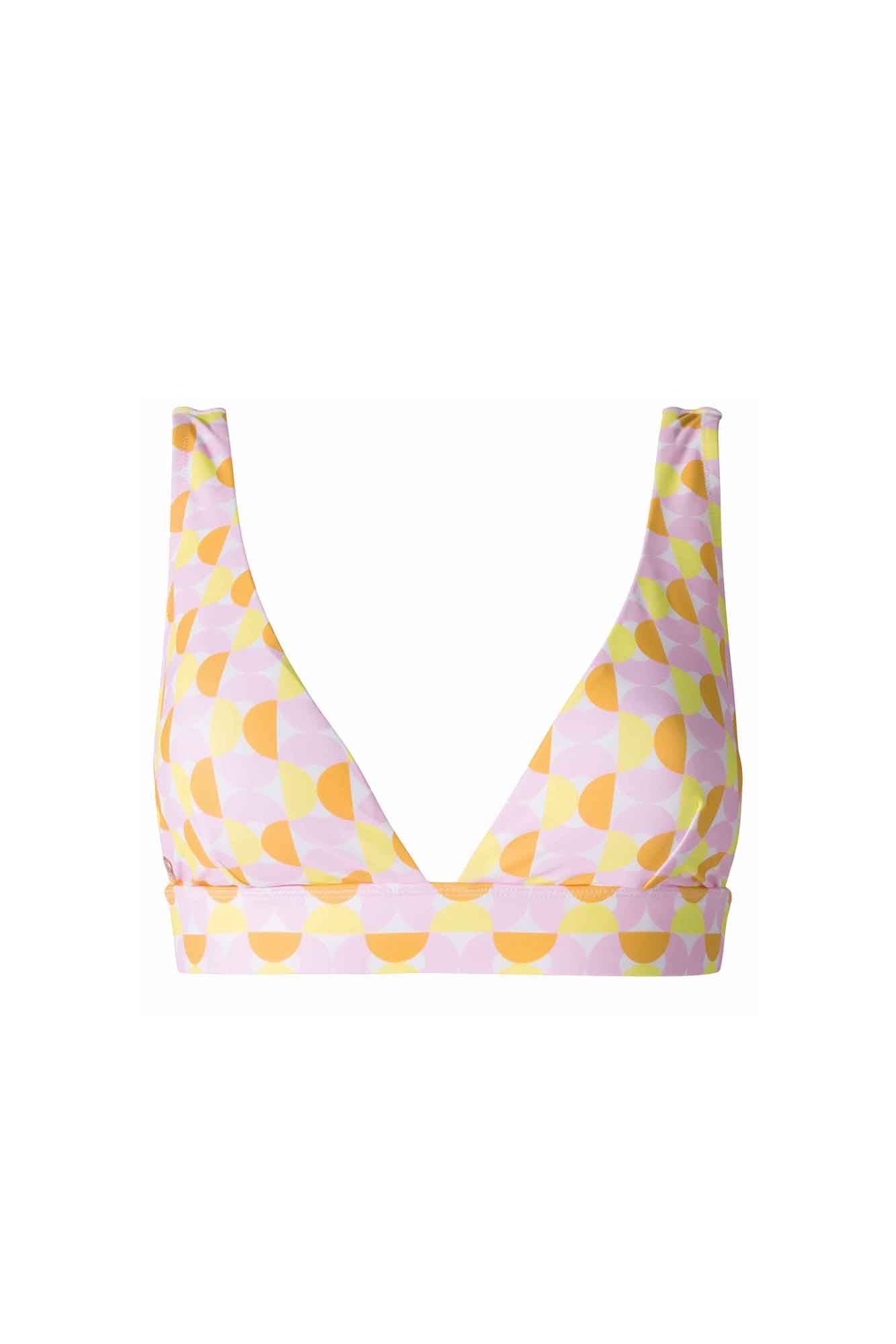 SEVENTIES Triangle bikini top with multi-position straps