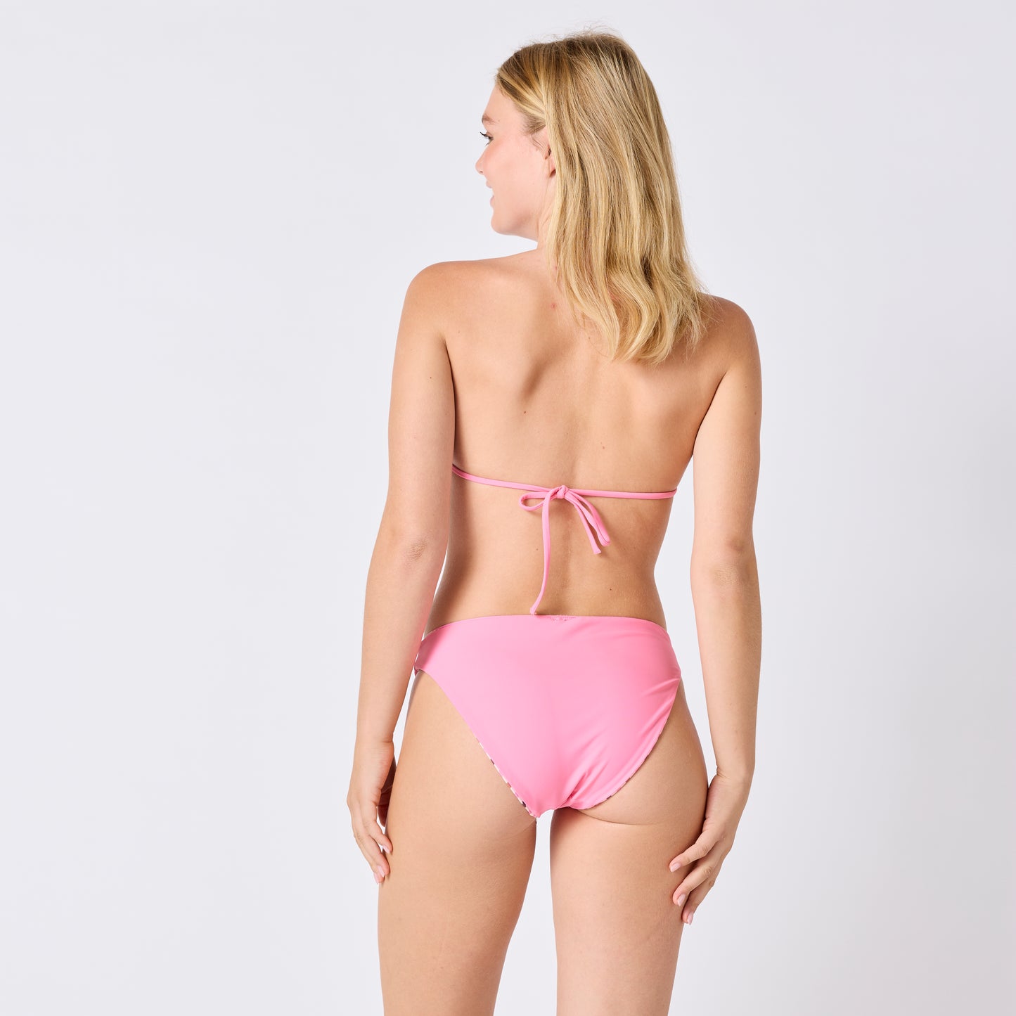 VOYAGEUSE - Haut de maillot triangle réversible