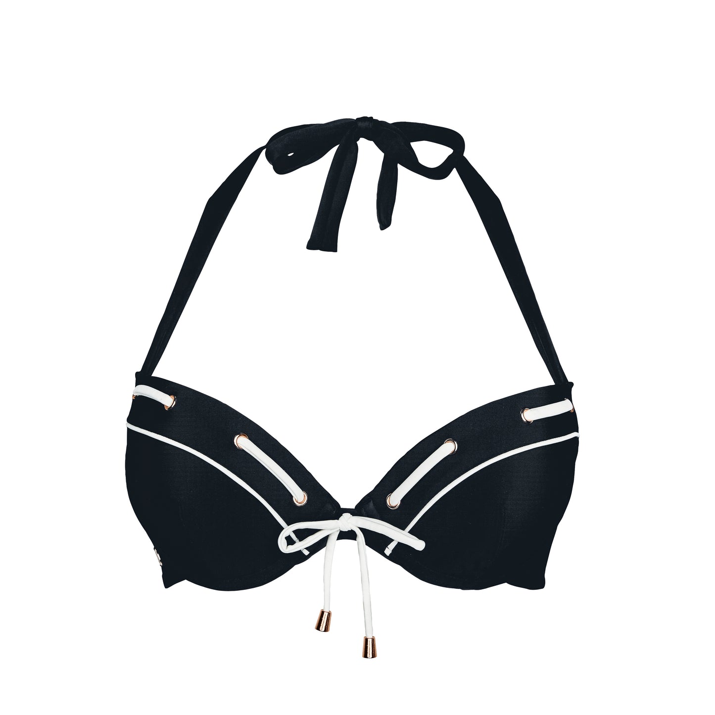 Haut coques up NOIR modèle HORIZON Brigitte Bardot bain
