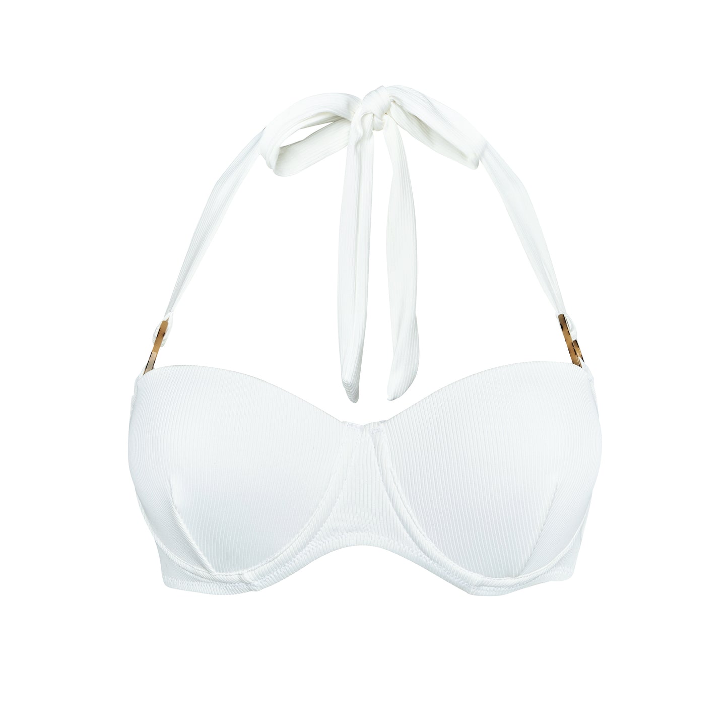 Haut de maillot Balconnet IVOIRE modèle MISTRAL Brigitte Bardot bain