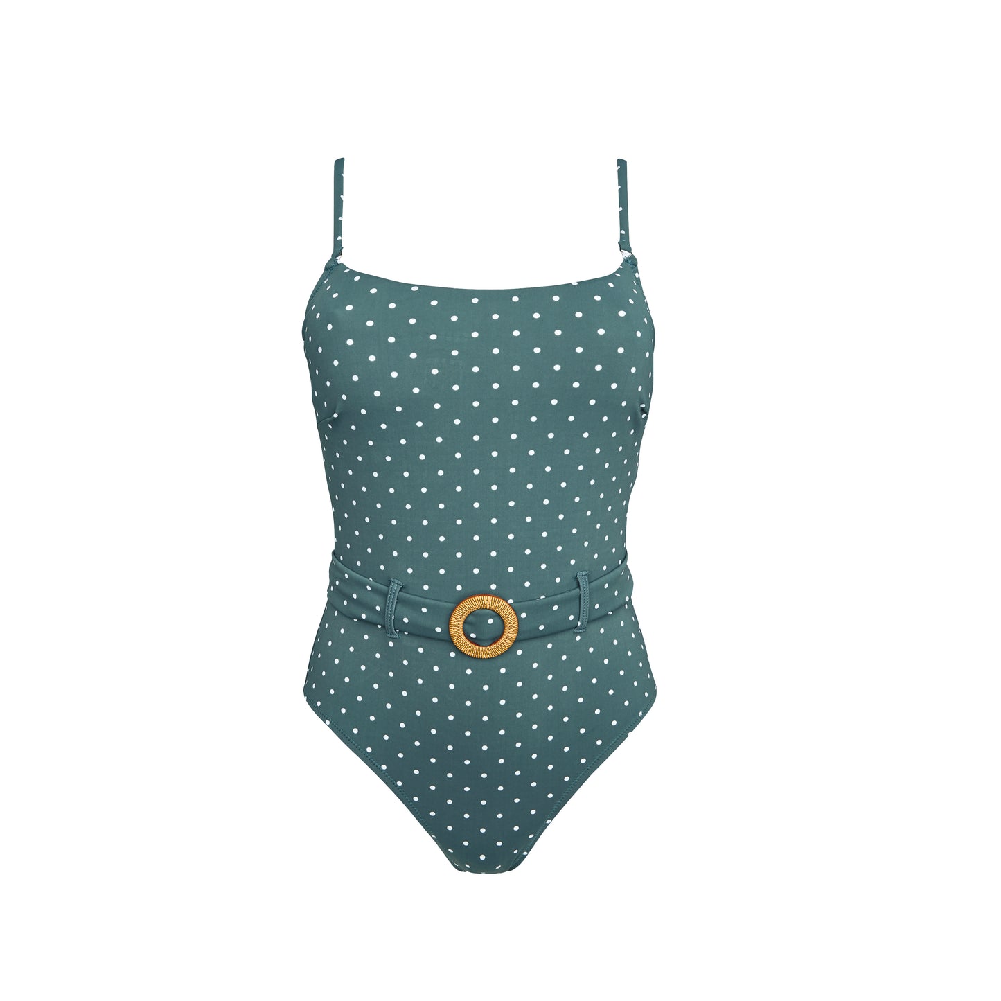 Maillot 1 piece KAKI modèle OLIVIER Brigitte Bardot bain