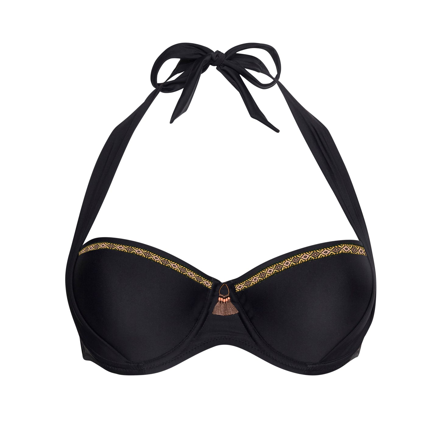 Haut balconnet NOIR modèle PAILLOTE Brigitte Bardot maillot de bain