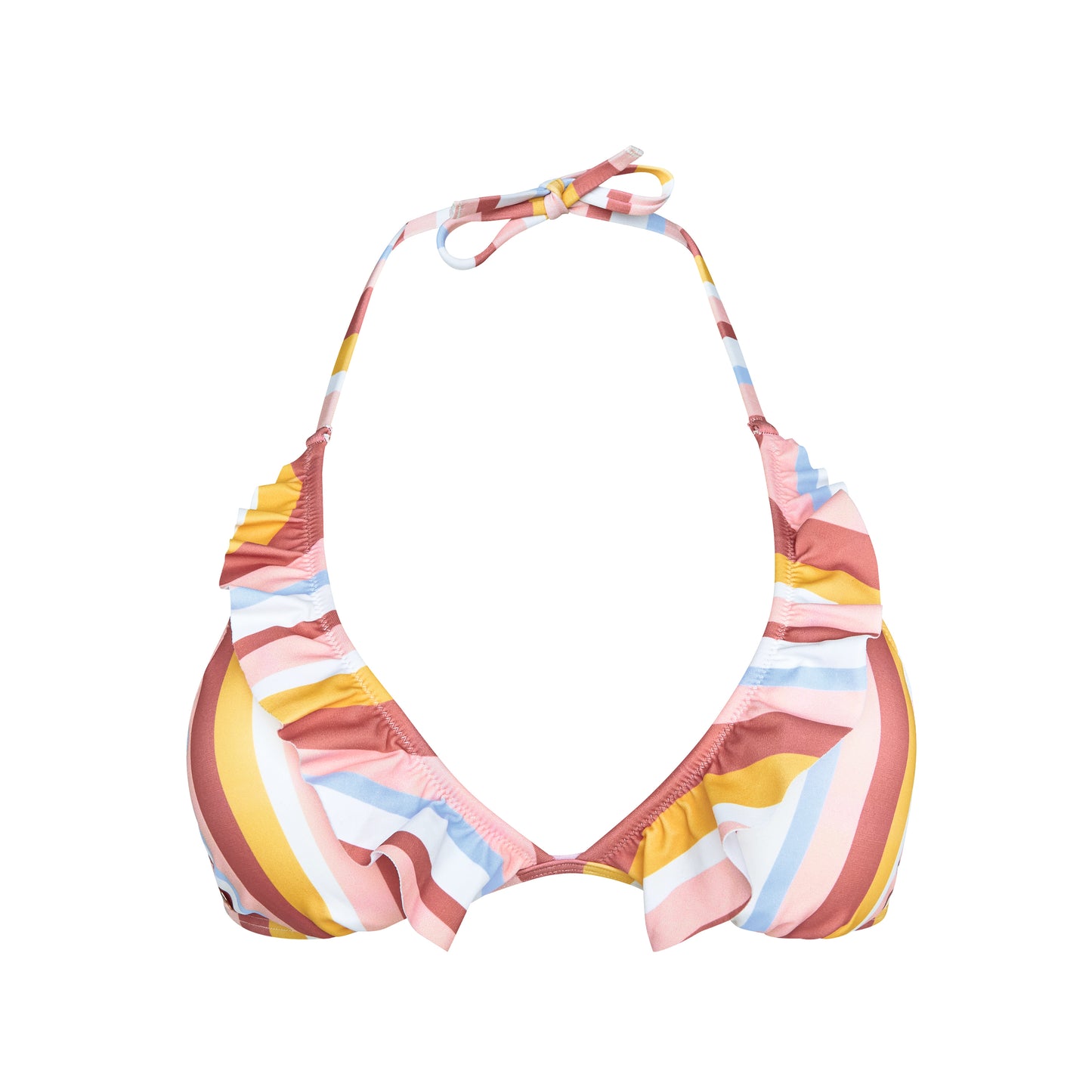 Haut triangle MULTICOLORE modèle SORBET Brigitte Bardot bain