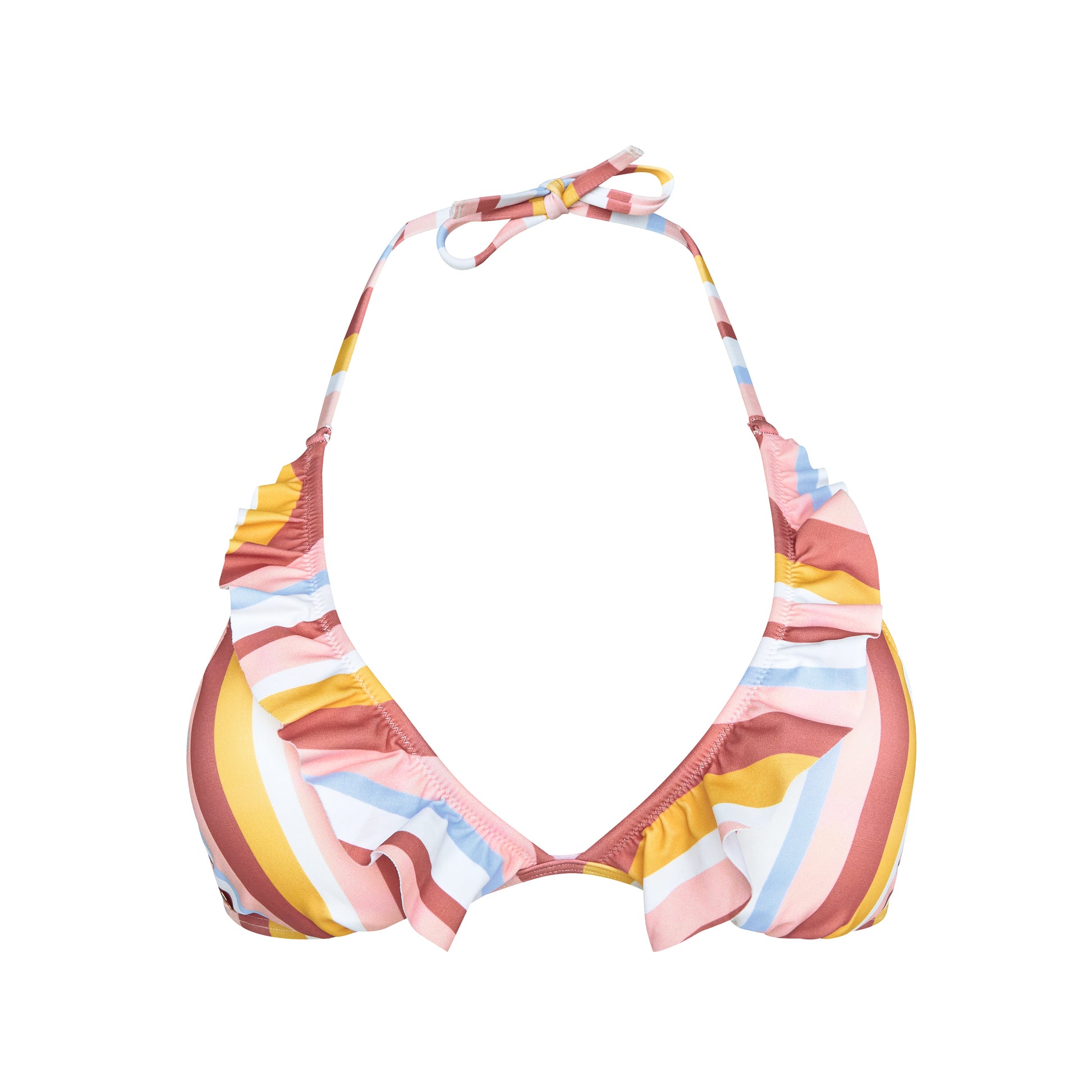 Haut triangle MULTICOLORE modèle SORBET Brigitte Bardot bain