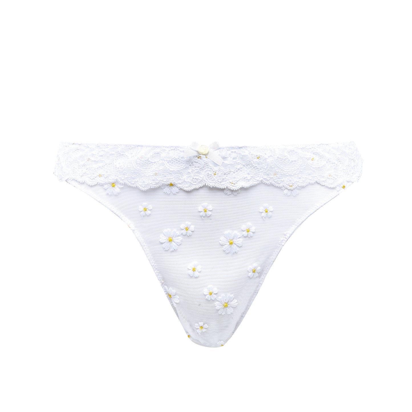 Tanga SOURIRE BLANC Brigitte BARDOT Lingerie