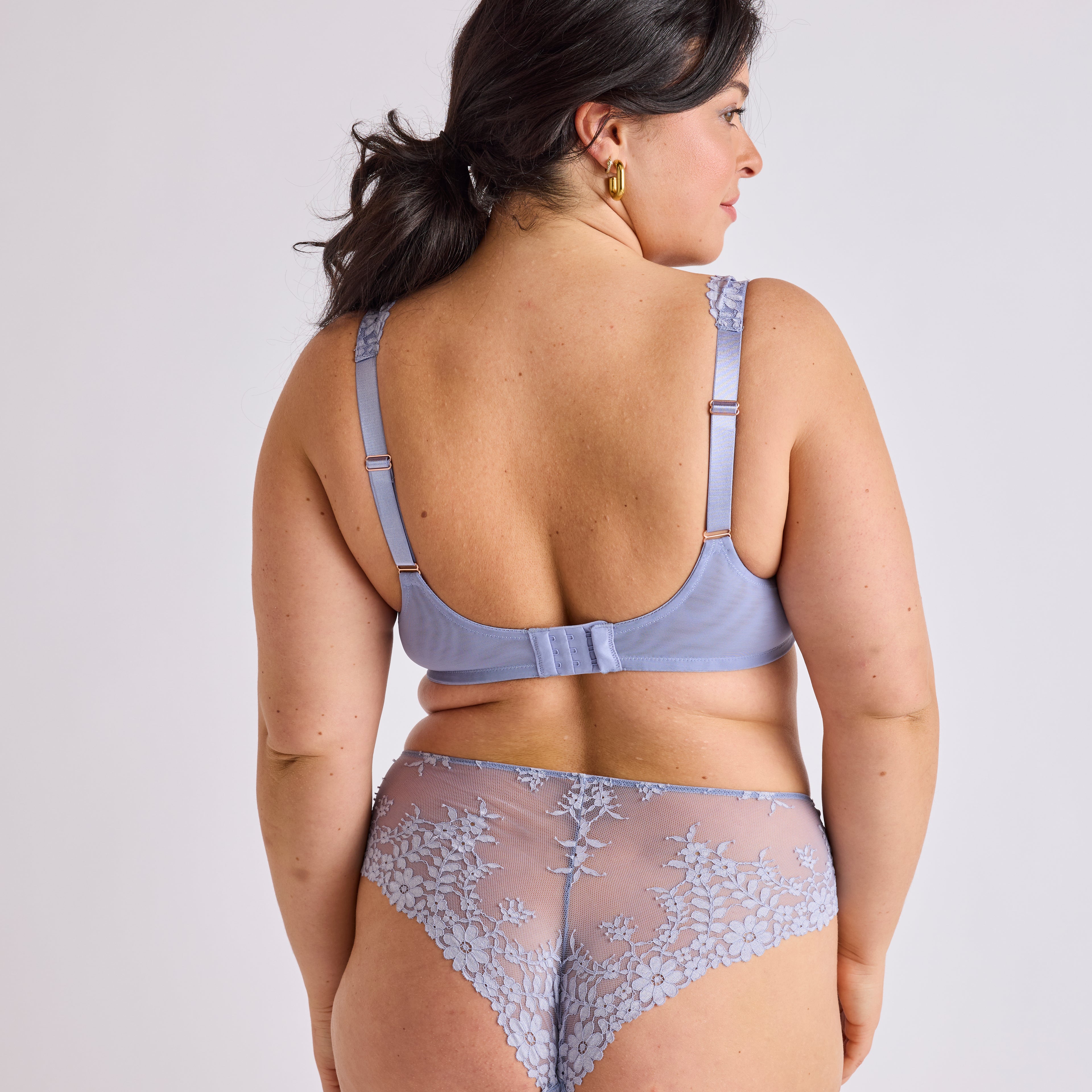 SOUTIEN GORGE GRAND MAINTIEN DENTELLE BLEU | DENIM