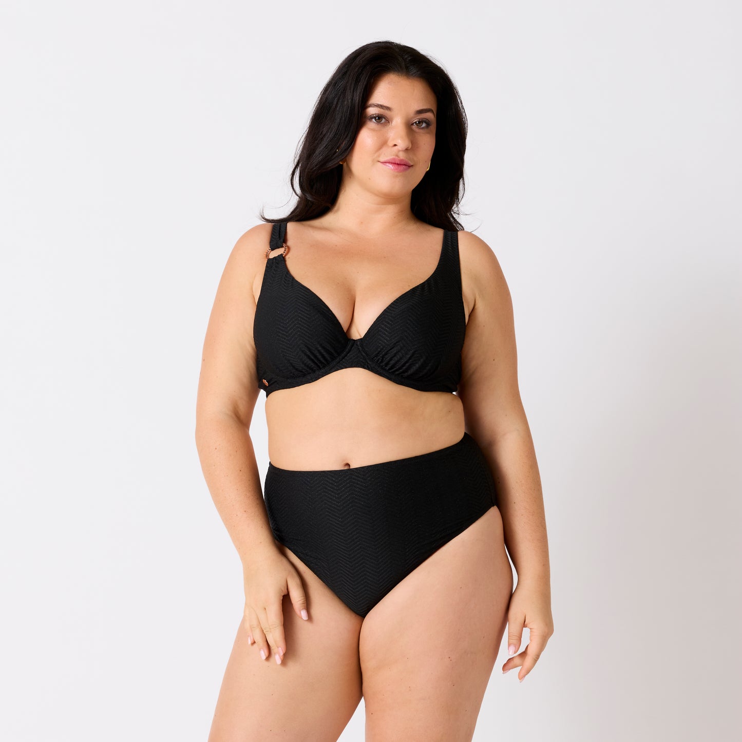 DESINVOLTE - Haut de maillot coqué grande taille