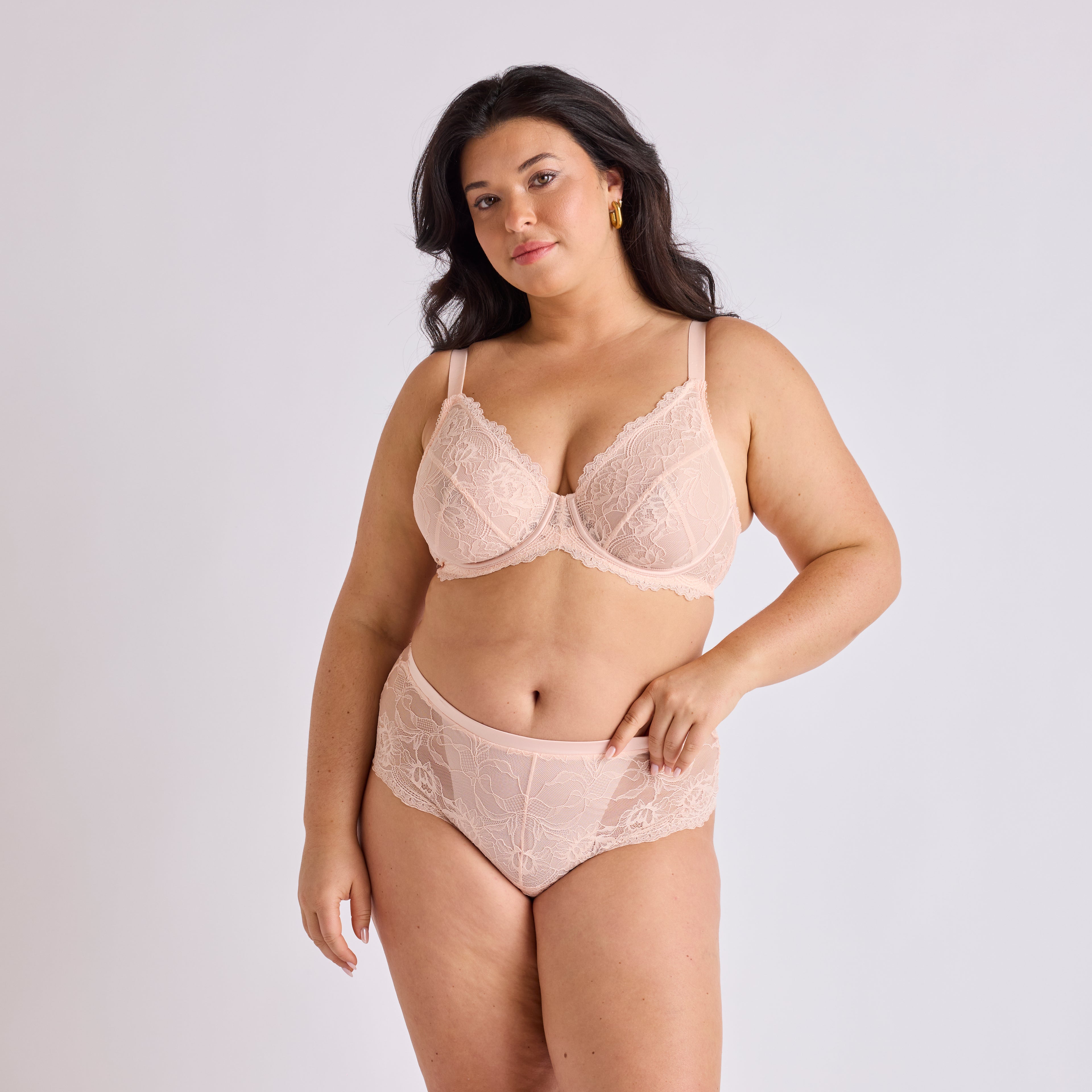 SHORTY GRANDE TAILLE DENTELLE SEQUINS | ÉLOGE