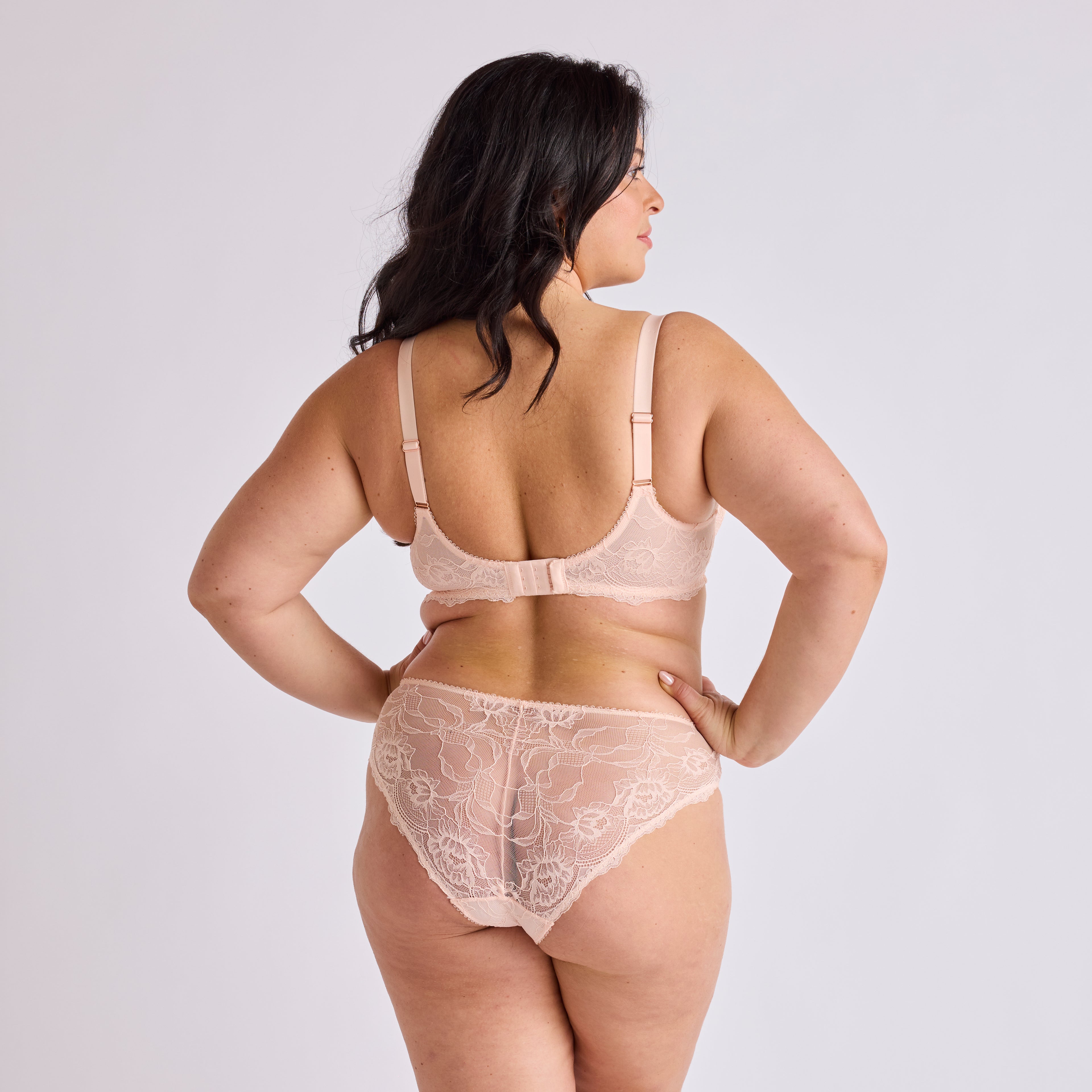 SLIP FEMME DENTELLE SEQUINS POUDRE | ELOGE