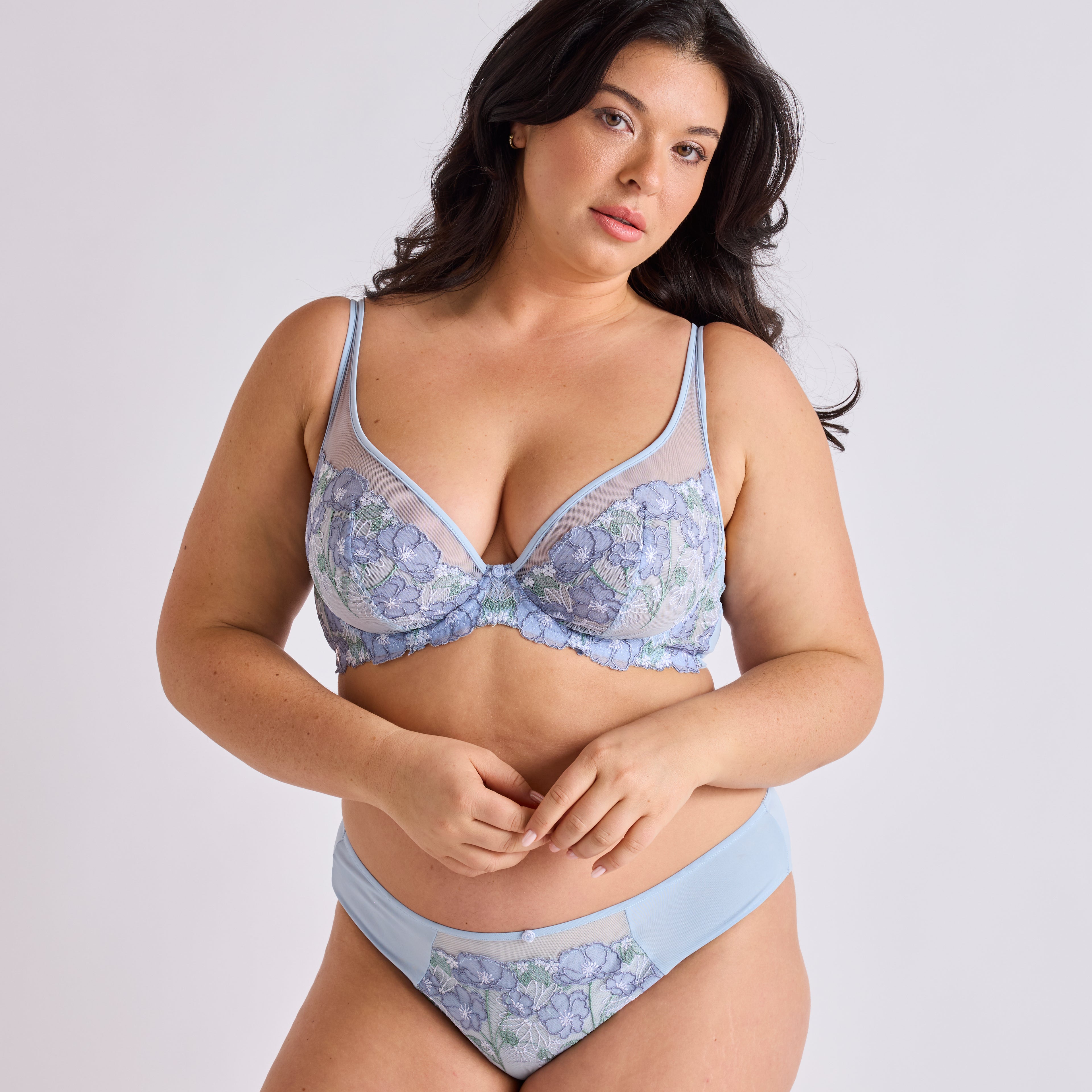SOUTIEN GORGE GRANDE TAILLE ARMATURES BLEU | PASSION