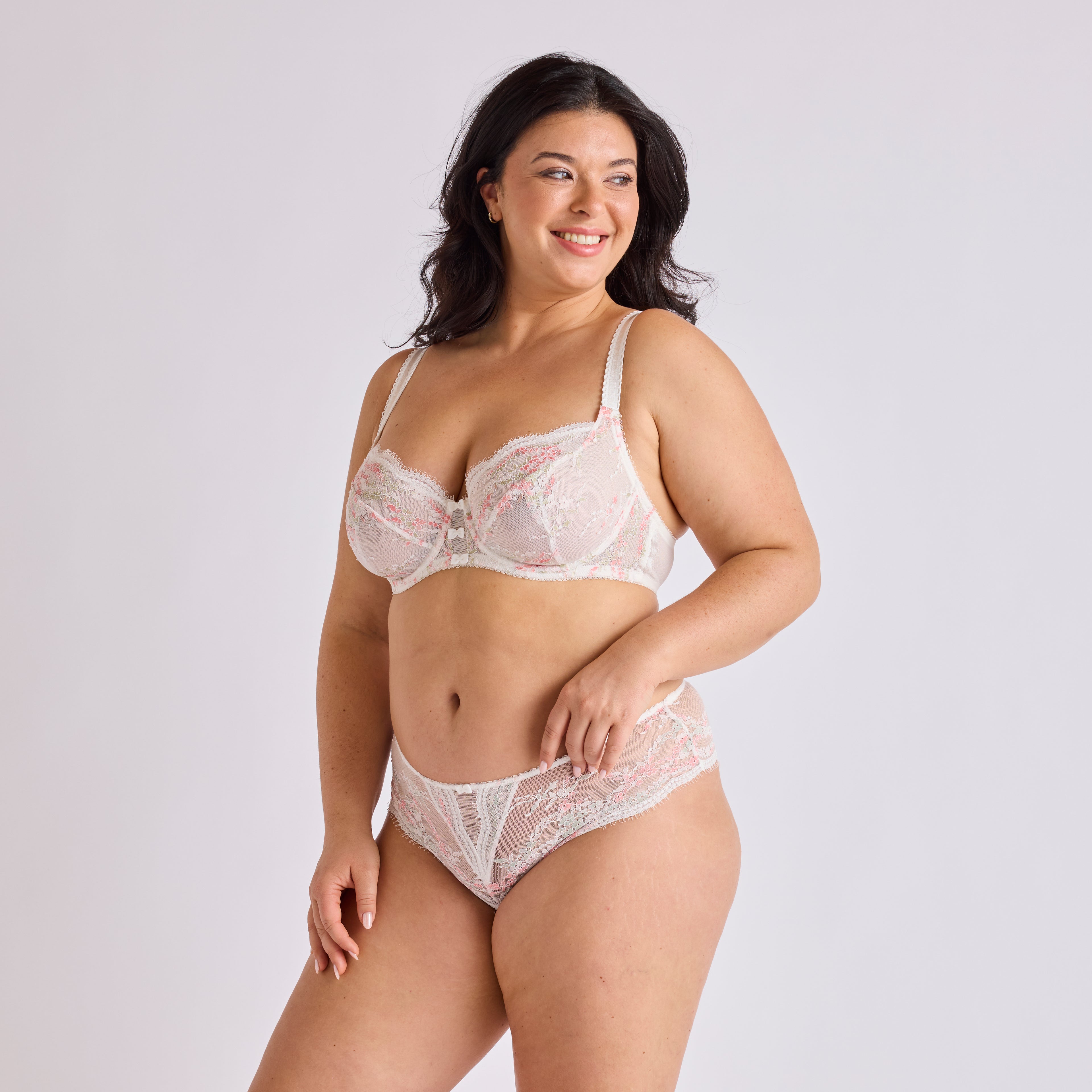 SHORTY GRANDE TAILLE DENTELLE IVOIRE | VEGETALE