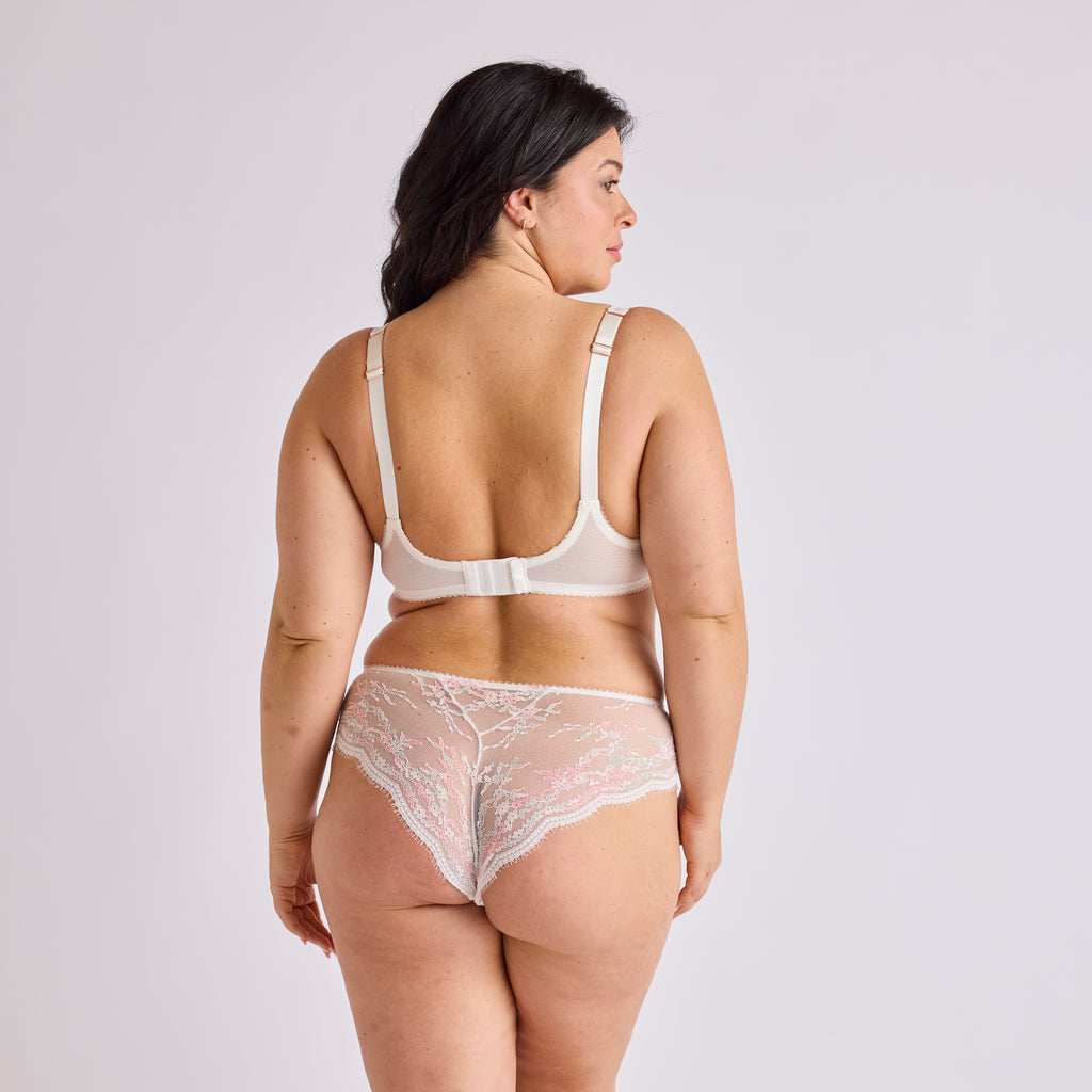 SHORTY GRANDE TAILLE DENTELLE IVOIRE | VEGETALE