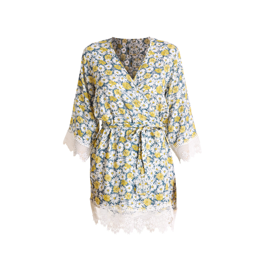 Kimono EMBLEMATIQUE VERT Brigitte BARDOT Nuit