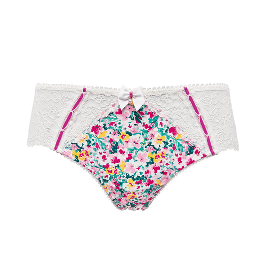 Shorty String FLORILEGE BLANC Brigitte BARDOT Lingerie