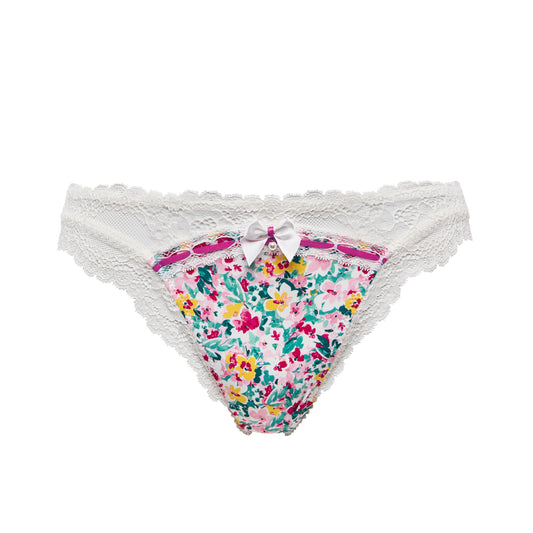 Slip FLORILEGE BLANC Brigitte BARDOT Lingerie