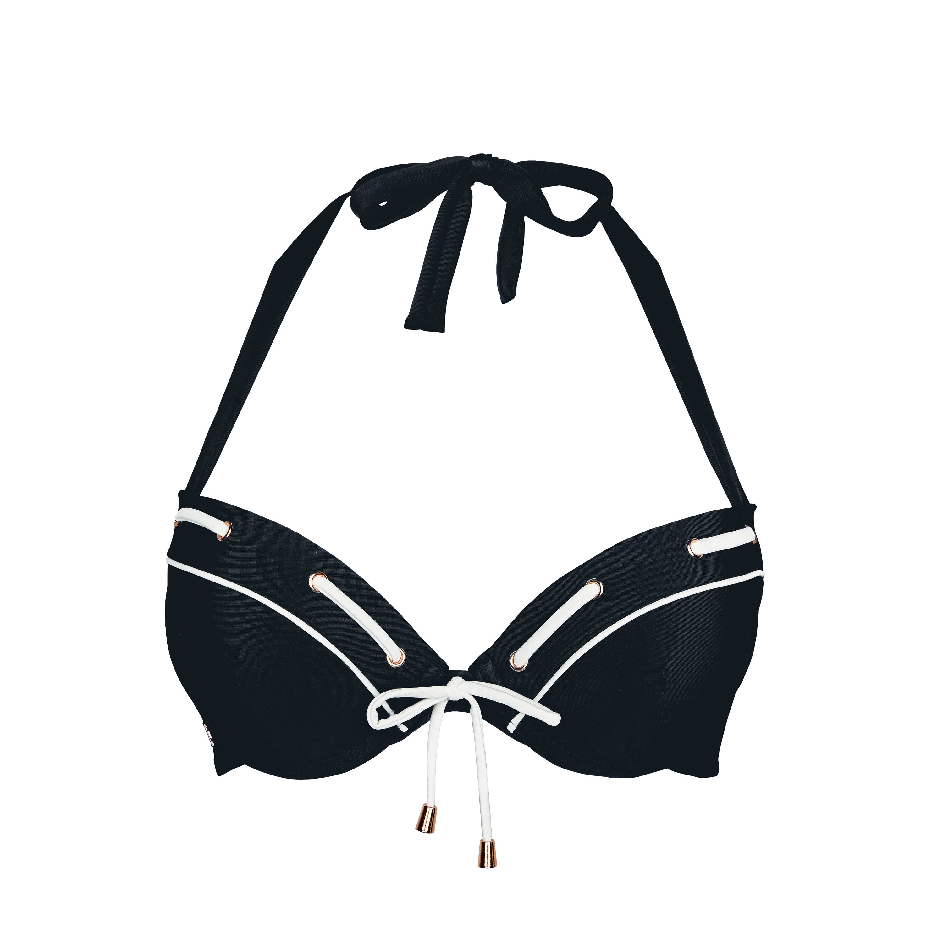 Haut coques up NOIR modèle HORIZON Brigitte Bardot bain