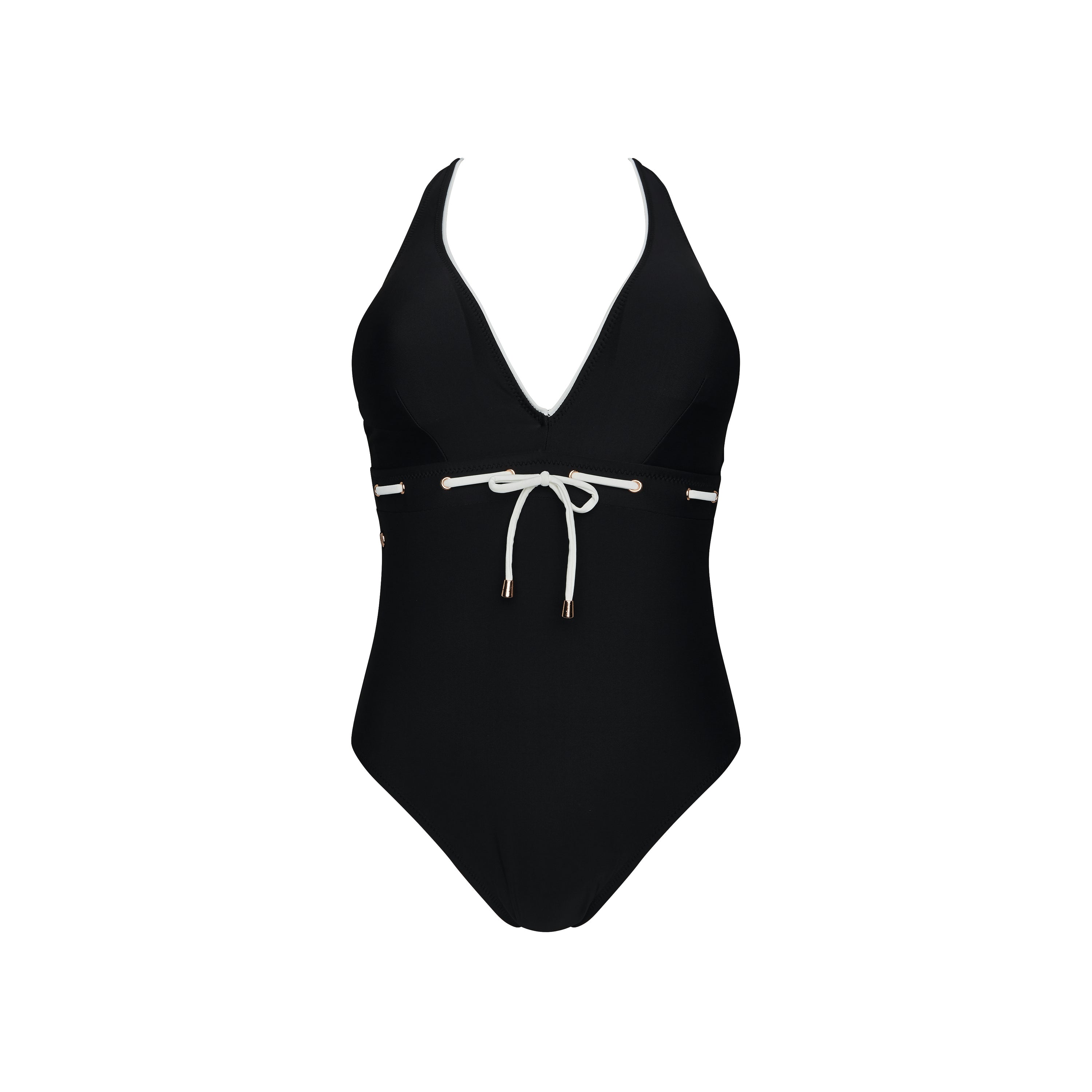 Maillot 1 piece NOIR modèle HORIZON Brigitte Bardot bain