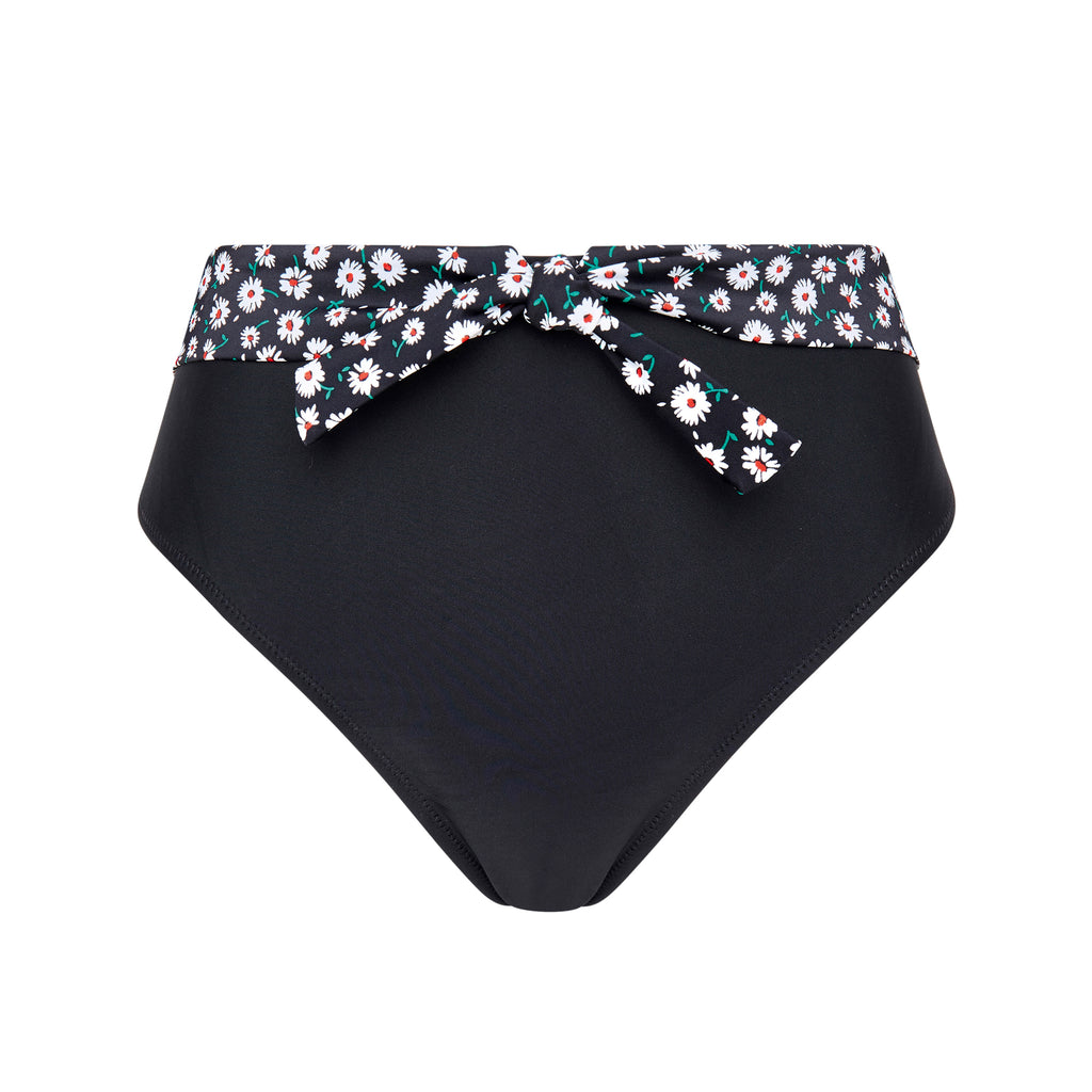 Culotte Haute NOIR modèle PARADIS Brigitte Bardot maillot de bain