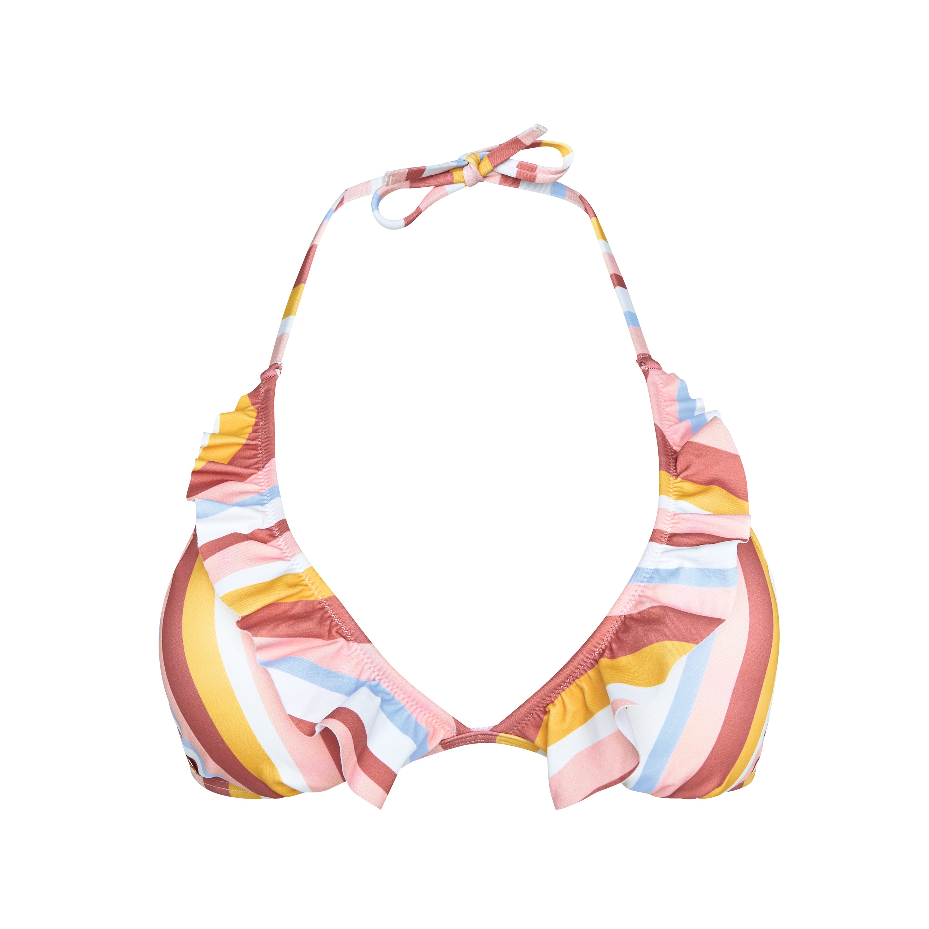 Haut triangle MULTICOLORE modèle SORBET Brigitte Bardot bain