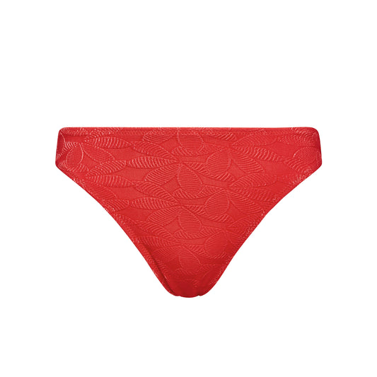 Slip ROUGE modèle VACANCES Brigitte Bardot bain